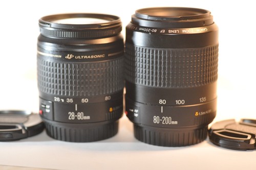 Canon lens set - lens, 28-80mm